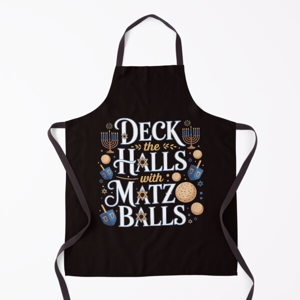 Item preview, Deck the Halls With Matzo Balls – Jewish Holiday Chanukah Humor designed and sold by Redgiant87x.