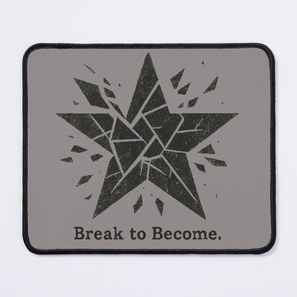 Item preview, Break to Become Shattered Star t shirts– Motivational Growth Mindset Tee designed and sold by KDesignCrafts.