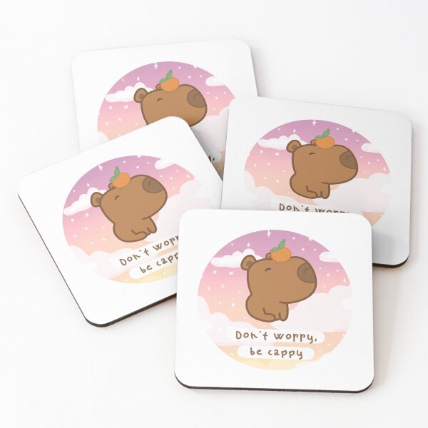 Item preview, Capybara positive vibes designed and sold by Llimoneta.