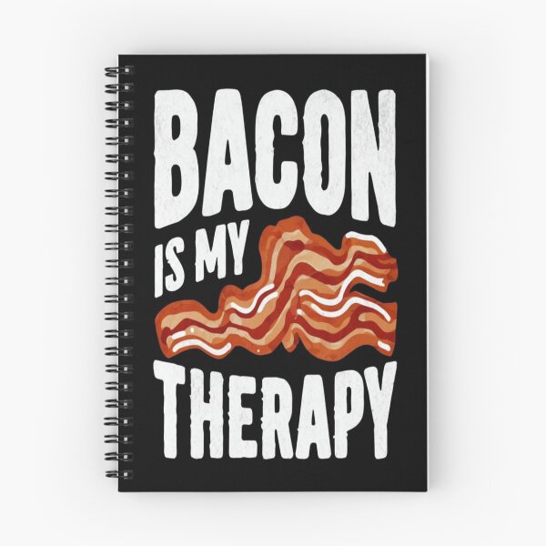 Item preview, Bacon Is My Therapy – Funny Food Lover Design for Meat Fans, Breakfast Addicts & Comfort Seekers designed and sold by Bright Nest Studio.