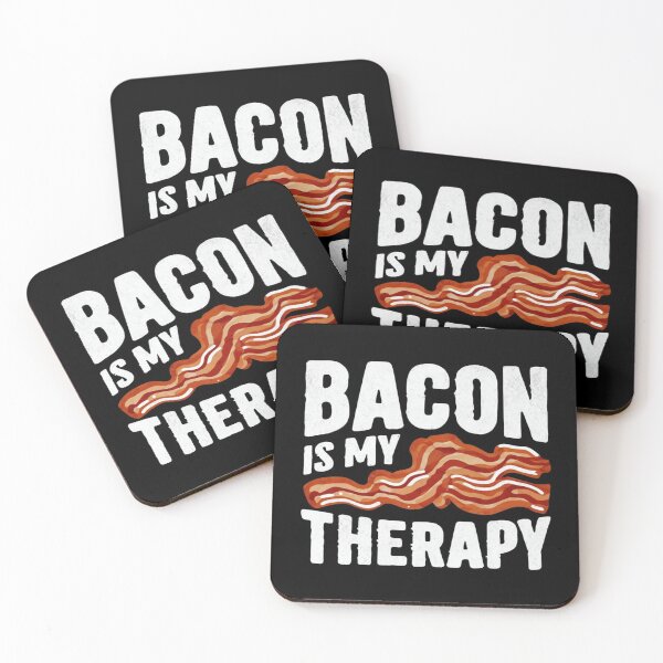 Item preview, Bacon Is My Therapy – Funny Food Lover Design for Meat Fans, Breakfast Addicts & Comfort Seekers designed and sold by Bright Nest Studio.
