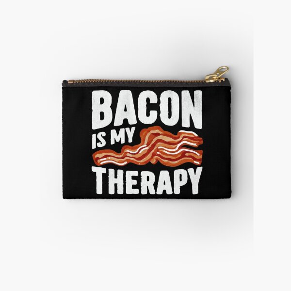 Item preview, Bacon Is My Therapy – Funny Food Lover Design for Meat Fans, Breakfast Addicts & Comfort Seekers designed and sold by Bright Nest Studio.