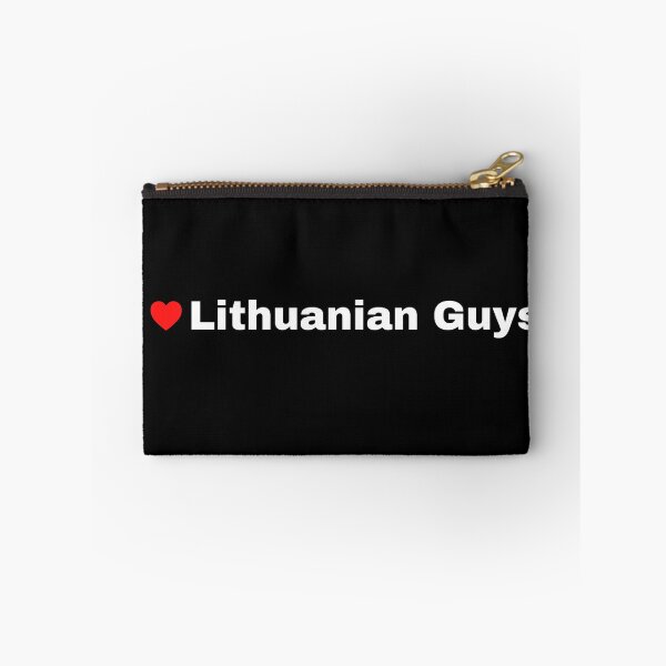 Item preview, Custom Made Lithuanian Pride Text Design : I Love Lithuanian Guys designed and sold by AlienTechs.
