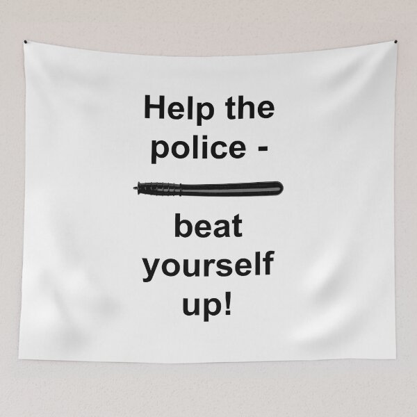 Item preview, Help the police design designed and sold by GetItGiftIt.