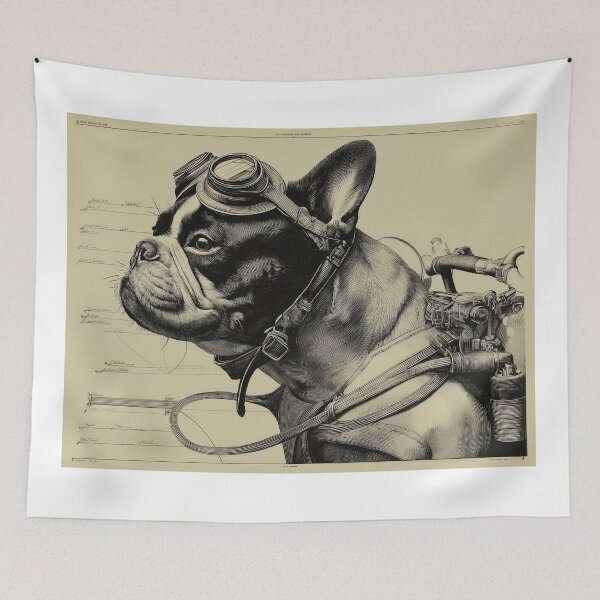 Item preview, Steampunk French Bulldog designed and sold by lautir.