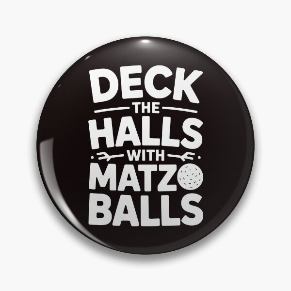 Item preview, Deck the Halls With Matzo Balls – Jewish Holiday Festival Vibes designed and sold by Redgiant87x.