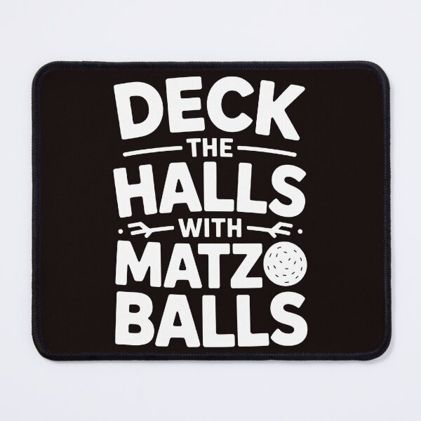 Item preview, Deck the Halls With Matzo Balls – Jewish Holiday Festival Vibes designed and sold by Redgiant87x.
