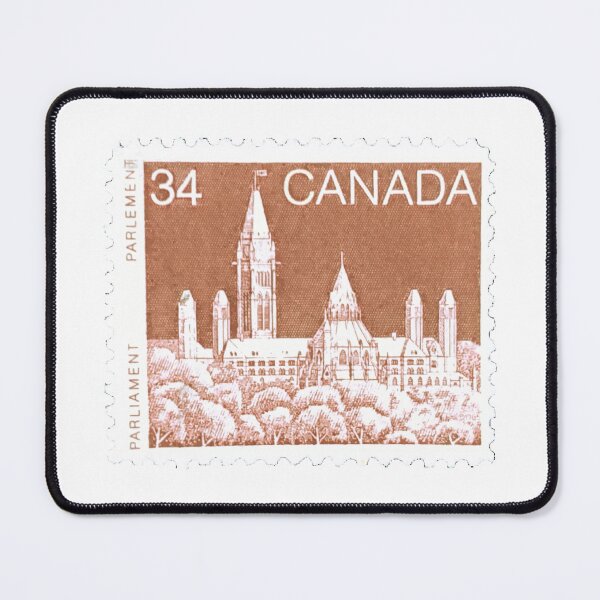 Item preview, Canadian Canada Skyline Vintage Postage Stamp designed and sold by red-amber65.