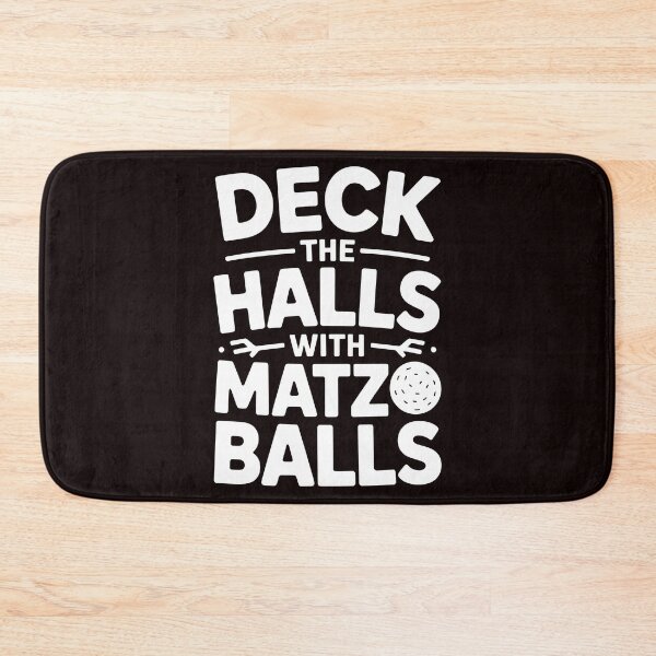 Item preview, Deck the Halls With Matzo Balls – Jewish Holiday Festival Vibes designed and sold by Redgiant87x.