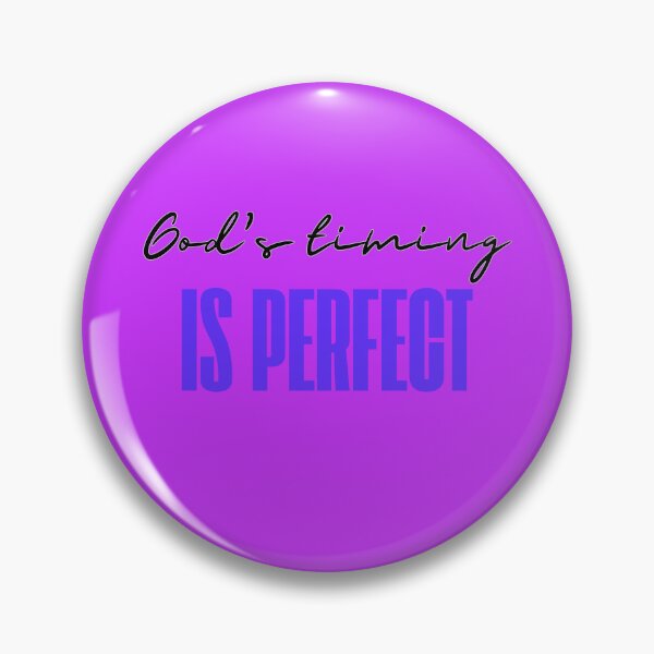 Item preview, God’s Timing Is Perfect – Inspirational Christian Quote Design designed and sold by icreativestudio.
