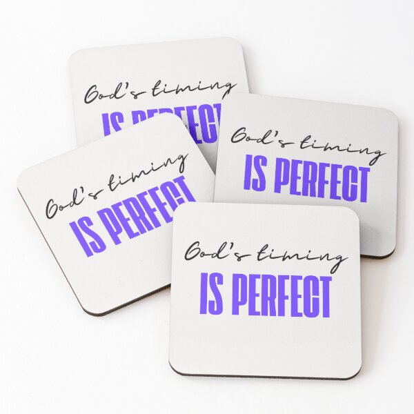 Item preview, God’s Timing Is Perfect – Inspirational Christian Quote Design designed and sold by icreativestudio.