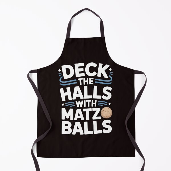 Item preview, Deck the Halls With Matzo Balls – Jewish Food & Holiday Humor designed and sold by Redgiant87x.