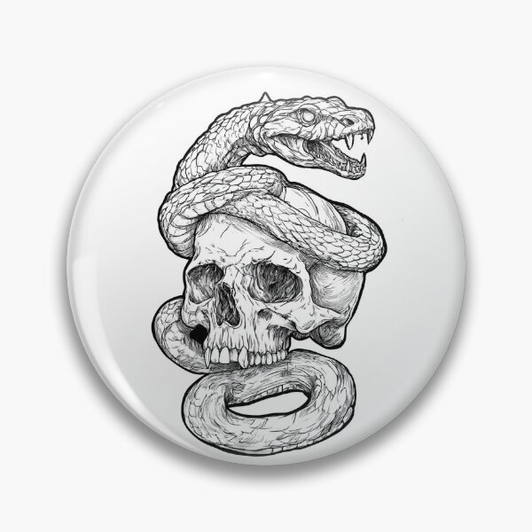 Item preview, Serpent of the Fallen pattern tattoo designed and sold by PigmalionArt.