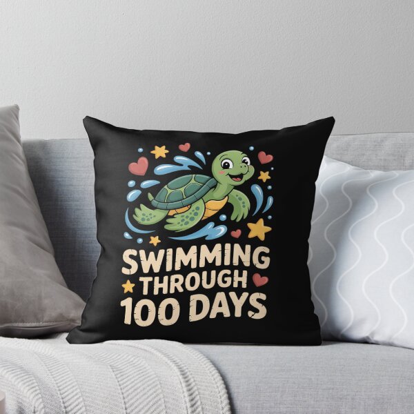 Item preview, Swimming Turtles Cute 100th Day School designed and sold by KarstenNoanra.