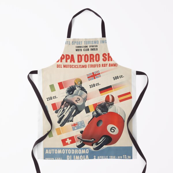 Item preview, Coppa d'Oro Shell Imola 1956 Motorcycle Race Poster designed and sold by CharlieDesings.