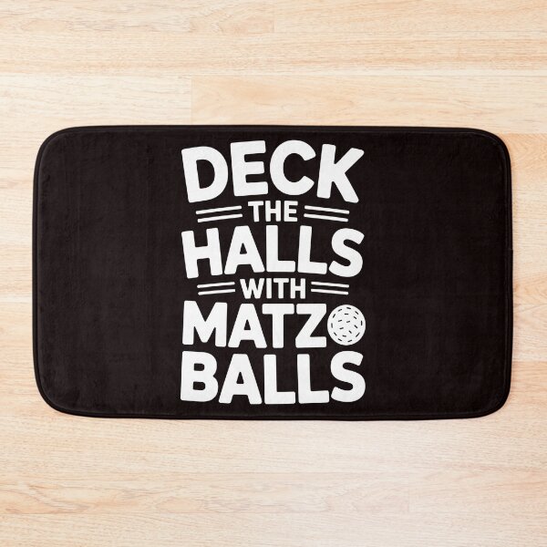 Item preview, Deck the Halls With Matzo Balls – Chanukah Holiday Cheer designed and sold by Redgiant87x.