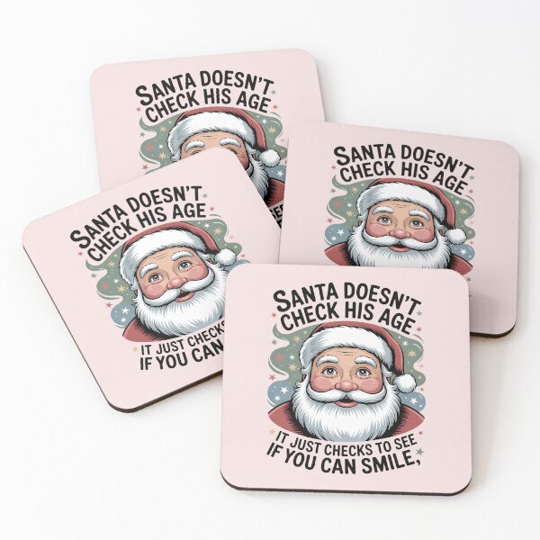 Item preview, Santa’s Heartwarming Christmas Smile designed and sold by Art-Arcade6.