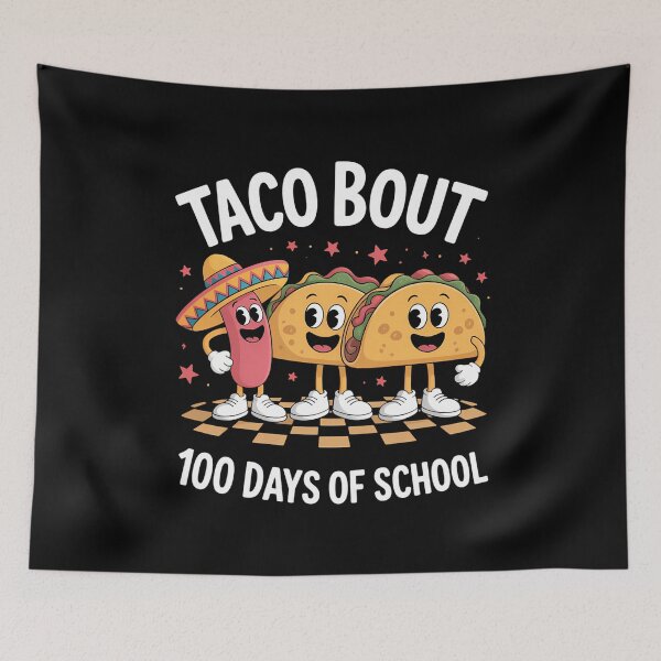 Item preview, Taco Cute 100 Days of School Teacher designed and sold by KarstenNoanra.