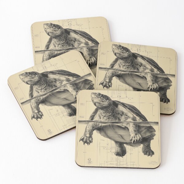 Item preview, Turtle submerged in water designed and sold by lautir.