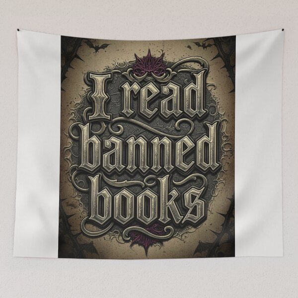Item preview, I read banned books designed and sold by FitEnvy.