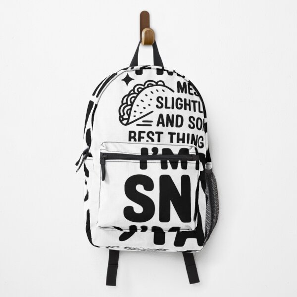 Item preview, I'M Not A Snack I'M A Full Street Taco Messy Spicy Unstable designed and sold by MeowtivationP.