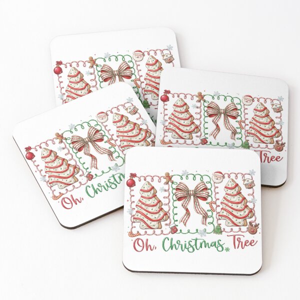 Item preview, Oh Christmas Tree Cake Retro Nostalgic Christmas designed and sold by Clinomania Art.