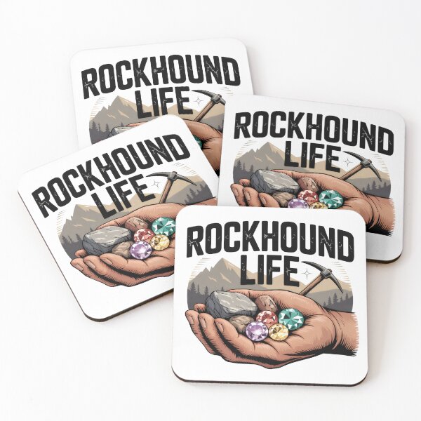 Item preview, Rockhound Life Rockhounding & Crystal Tumbling designed and sold by Blok45.