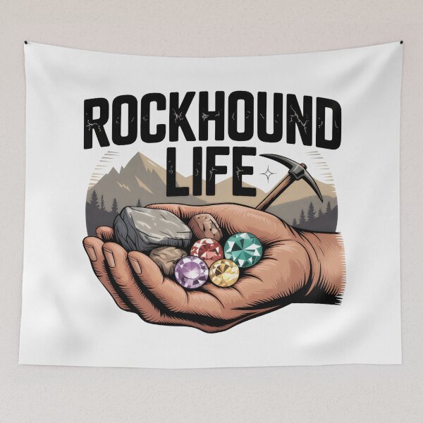 Item preview, Rockhound Life Rockhounding & Crystal Tumbling designed and sold by Blok45.