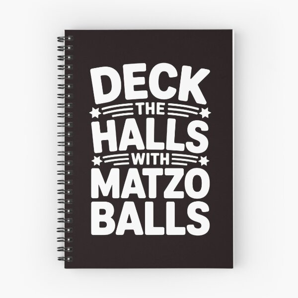 Item preview, Deck the Halls With Matzo Balls – Funny Chanukah Party Design designed and sold by Redgiant87x.