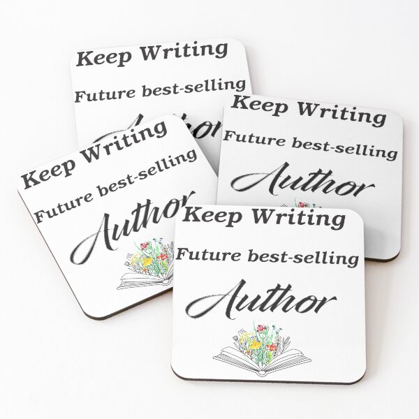 Item preview, Keep Writing :Future Bestselling Author Motivational T-Shirt Design designed and sold by AlienTechs.