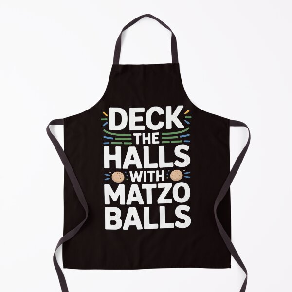 Item preview, Deck the Halls With Matzo Balls – Jewish Holiday Humor Gift designed and sold by Redgiant87x.