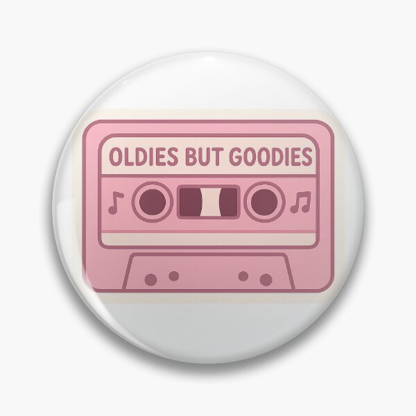 Item preview, Pink Cassette Tape Sticker – “Oldies But Goodies” Retro Mixtape designed and sold by CrimsonFoxArt.