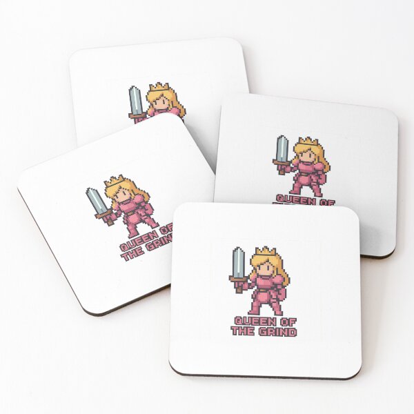 Item preview, Queen of the Grind – Pixel Warrior Princess Gaming Design designed and sold by johanfr4.