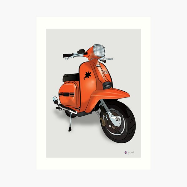 Lambretta GP - By Collibosher Art Print