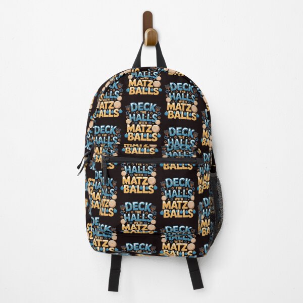 Item preview, Deck the Halls With Matzo Balls – Jewish Chanukah Season Humor designed and sold by Redgiant87x.