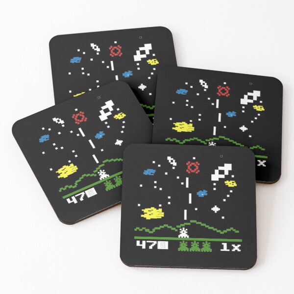 Item preview, Pixelated Space Attack - Classic Retro Game TBBT S03 E15 - Sheldon T-shirt designed and sold by sing-it-out.