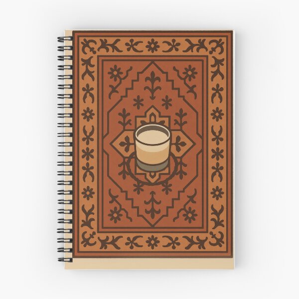 Item preview, Alfombra adornada con taza blanca de Oriente Medio designed and sold by Cine8.