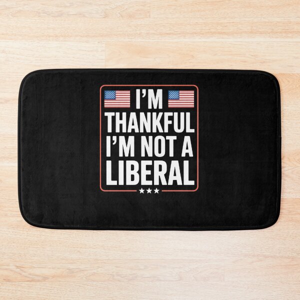 Item preview, I'M Thankful I'M Not A Liberal American Flag designed and sold by MeowtivationP.
