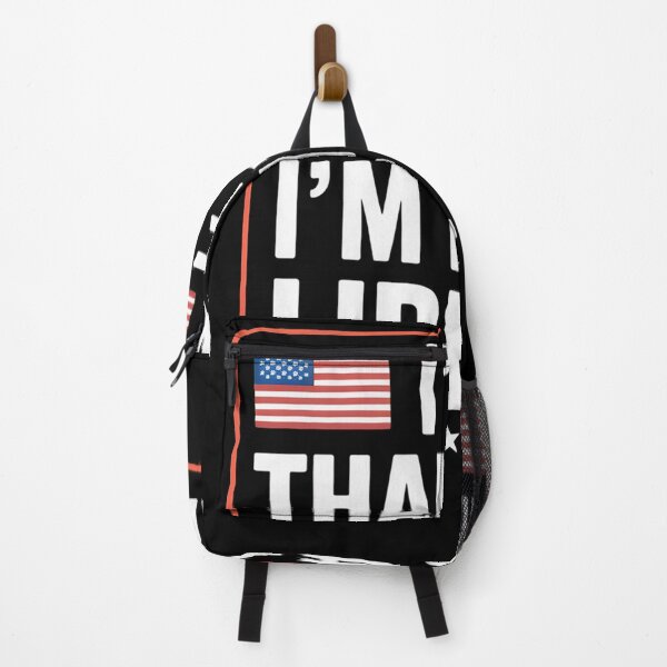Item preview, I'M Thankful I'M Not A Liberal American Flag designed and sold by MeowtivationP.
