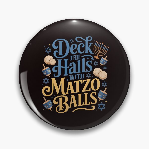 Item preview, Deck the Halls With Matzo Balls – Holiday Jewish Humor Classic designed and sold by Redgiant87x.