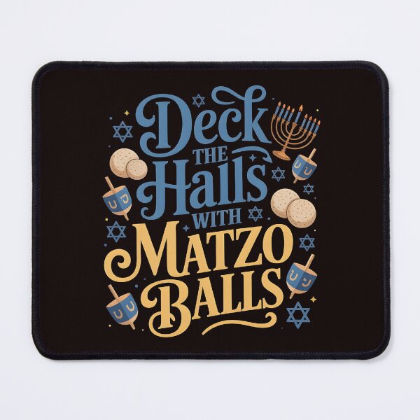 Item preview, Deck the Halls With Matzo Balls – Holiday Jewish Humor Classic designed and sold by Redgiant87x.