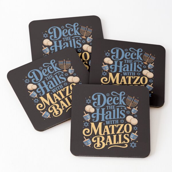 Item preview, Deck the Halls With Matzo Balls – Holiday Jewish Humor Classic designed and sold by Redgiant87x.