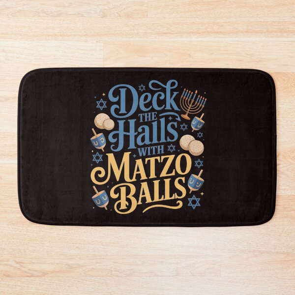 Item preview, Deck the Halls With Matzo Balls – Holiday Jewish Humor Classic designed and sold by Redgiant87x.