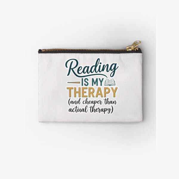 Item preview, Reading is my therapy (and cheaper than actual therapy) designed and sold by FitEnvy.