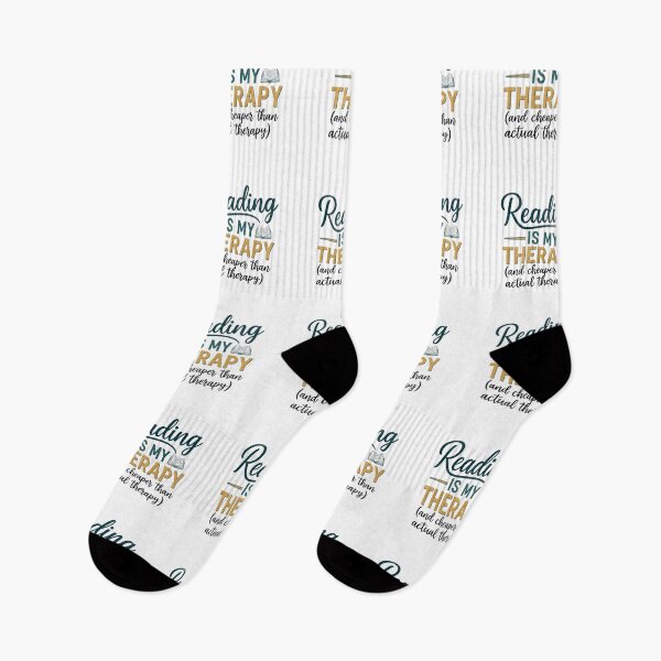 Item preview, Reading is my therapy (and cheaper than actual therapy) designed and sold by FitEnvy.