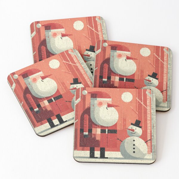 Item preview, Santa and Snowman postcard 2 designed and sold by yumas.