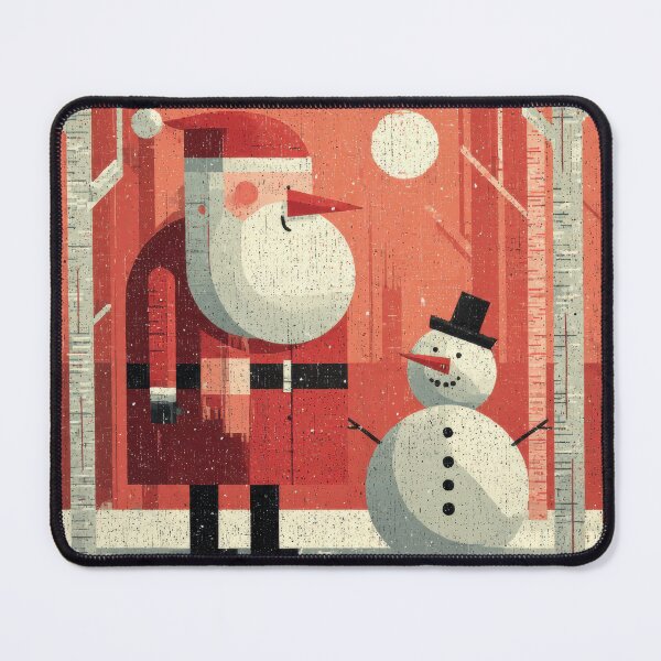 Item preview, Santa and Snowman postcard 2 designed and sold by yumas.