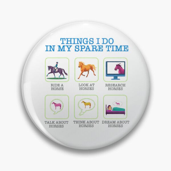 Item preview, Horse Lover, Equestrian Spare Time Activities designed and sold by DesignDenDo ⭐⭐⭐⭐⭐.