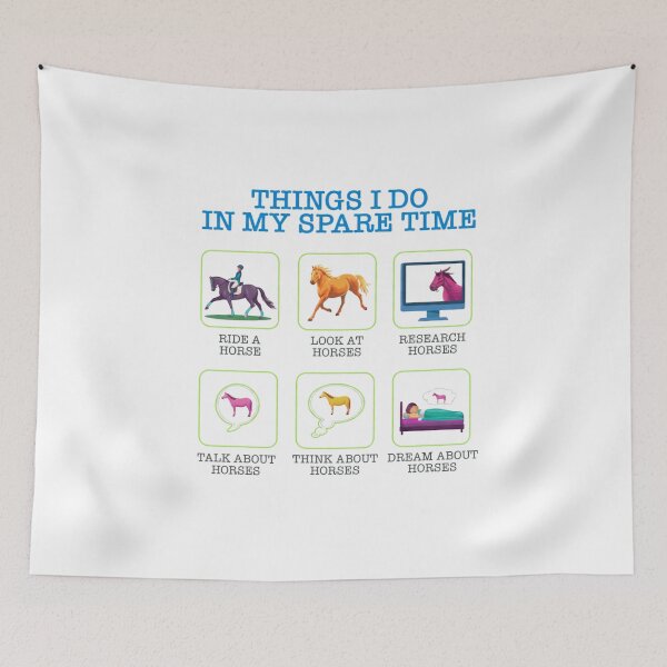 Item preview, Horse Lover, Equestrian Spare Time Activities designed and sold by DesignDenDo ⭐⭐⭐⭐⭐.