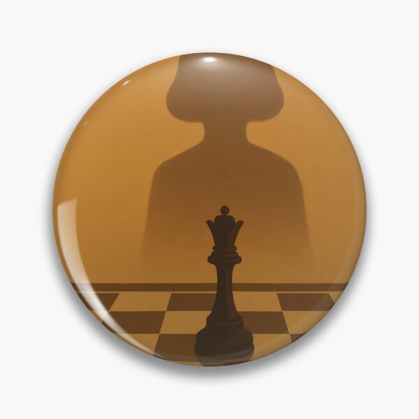 Item preview, Chess Queen Piece Woman Shadow Strategy designed and sold by Cine8.